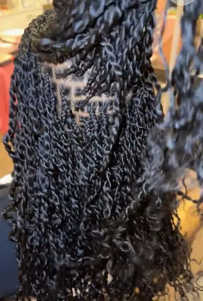 Boho twist braids